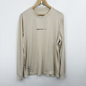 Bandit Running Tee Mens Medium Micromesh Long Sleeve Stretch Comfy Performance